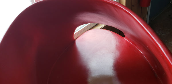 Vintage 5 Foot Tall Fiberglass Red High Heel Pump Shoe 63" x 68" x 30" GS00411