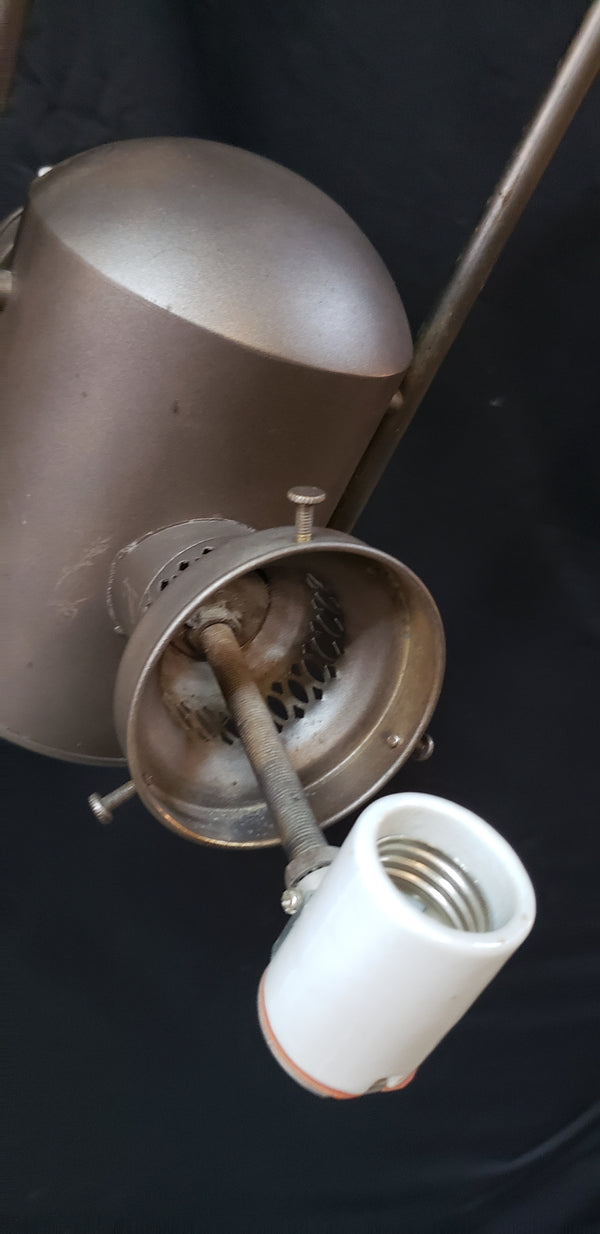 Restored Converted Gas to Electric 2 Light Ceiling Fixture  22" x 20" GS00413
