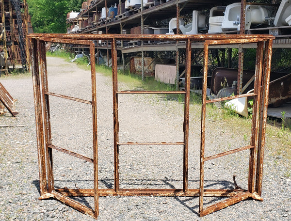 9 Pane Steel Cottage Casement Window Frames 38 5/8" T x  53" W GA10452