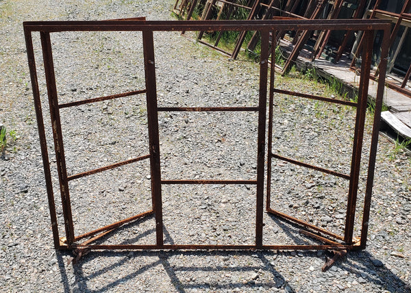 9 Pane Steel Cottage Casement Window Frames 38 5/8" T x  53" W GA10452
