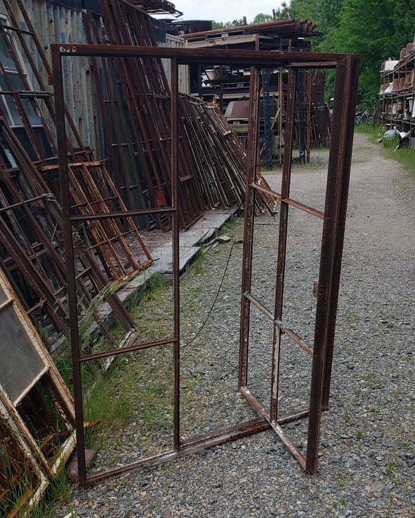 9 Pane Steel Swing Out Casement Window Frames 62" T x  50" W GS00446