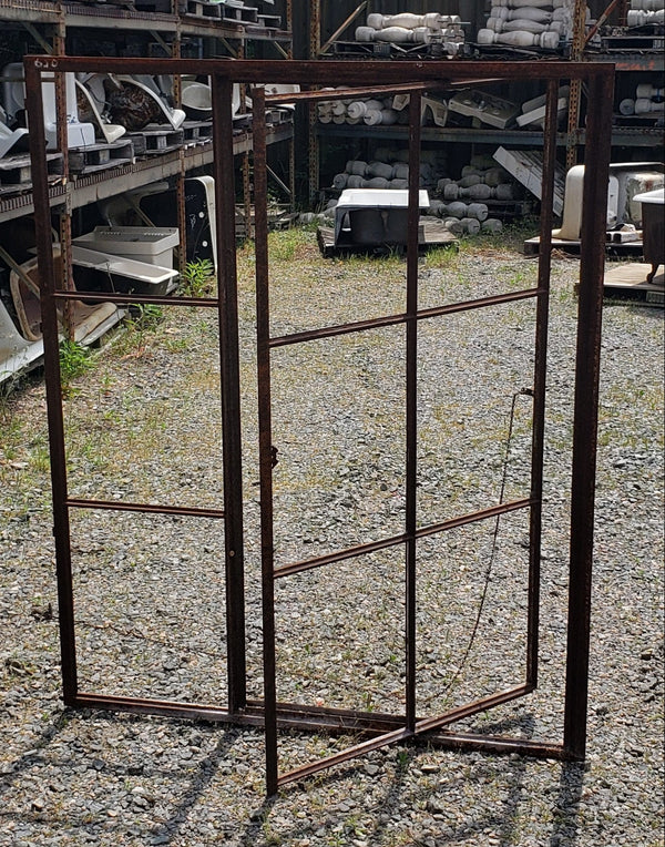 9 Pane Steel Swing Out Casement Window Frames 62" T x  50" W GS00446