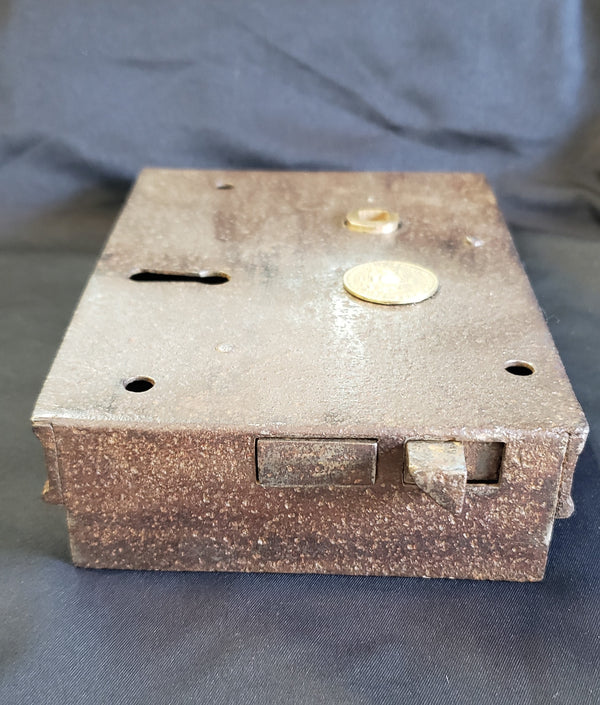 Restored Right Side Carpenter & Tiledsley Lock Set w/ Key 6" x 4 1/4" GS00481