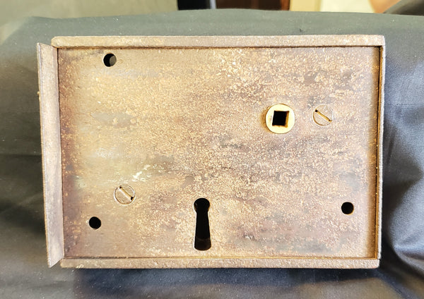 Restored Right Side Carpenter & Tiledsley Lock Set w/ Key 6" x 4 1/4" GS00481