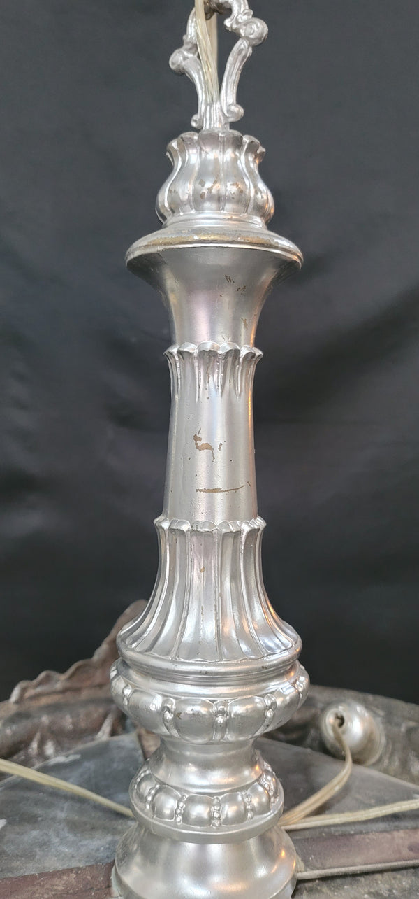 Restored 1920's 6 Tier Greek Inspired Flush Mount Crystal Chandelier GS00484