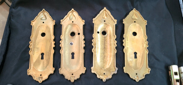 2 Complete Pairs of Reproduction Double Door Latch Sets GS00498