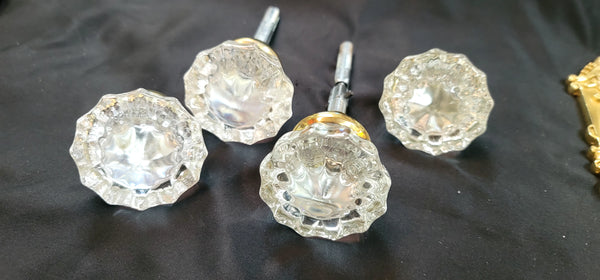 2 Complete Pairs of Reproduction Double Door Latch Sets GS00498
