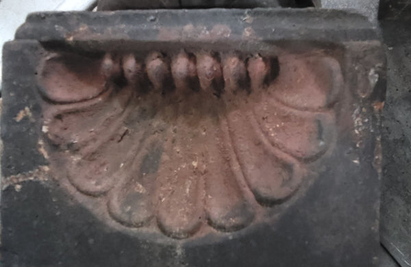 Rare Set of Ornate Cast Iron Rams Head Building Corbels 20" x 11 1/2" GS00576