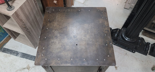 19th Century Restored Industrial Hand-Riveted Machinist Cabinet GS00506