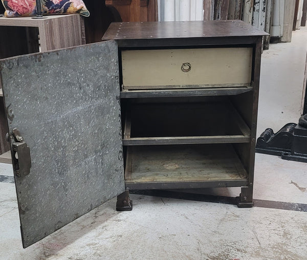 19th Century Restored Industrial Hand-Riveted Machinist Cabinet GS00506