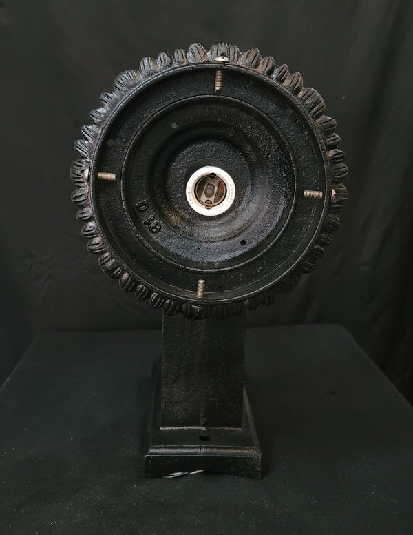 Large Restored Art Deco Cast Iron Sconce 23 1/2" x 10 1/2" GS00511