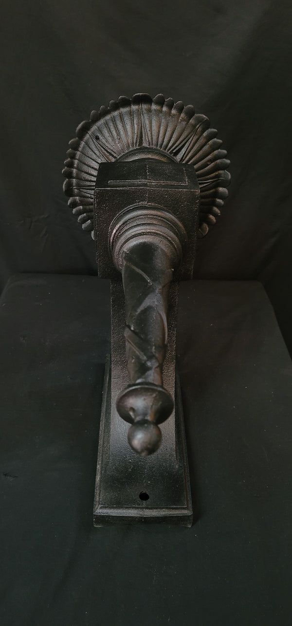 Large Restored Art Deco Cast Iron Sconce 23 1/2" x 10 1/2" GS00511