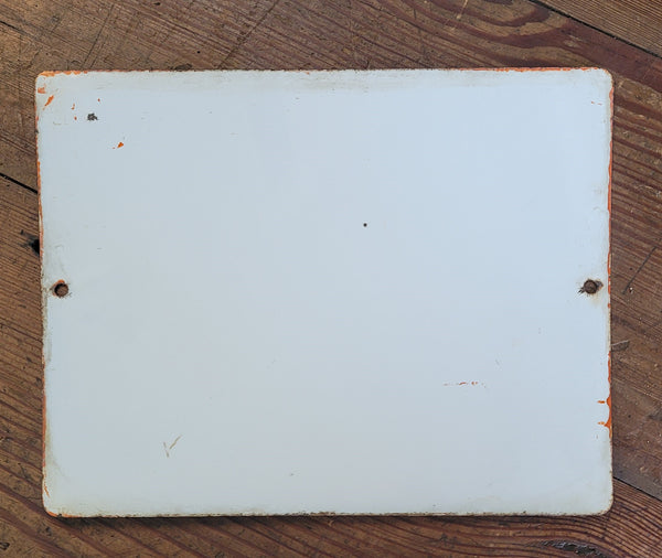 Vintage Porcelain "Good Gulf" Gas & Oil Sign 11 3/8" x 8 5/8" GS00513