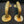 Load image into Gallery viewer, Pair of Vintage Solid Brass Door Handle Pulls 7 5/8" GS00523
