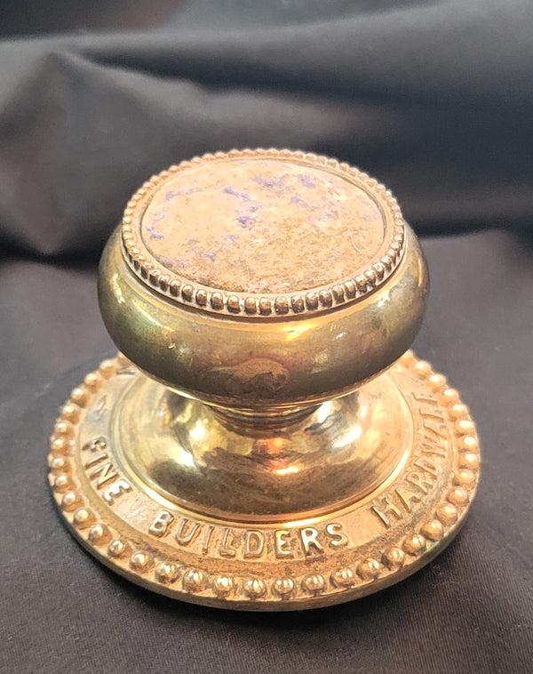 Rare Solid Brass Pin Cushion by P.F. Corbin Fine Builders Hardware GS00563