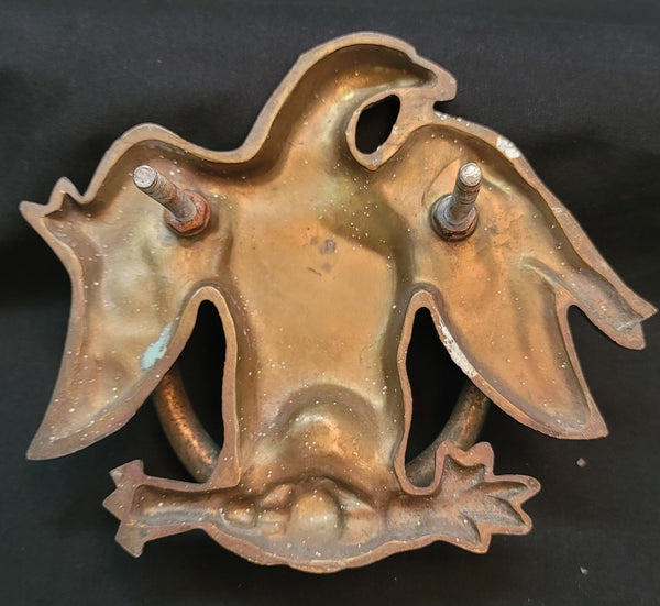 Solid Brass Bald Eagle Door Knocker 6" x 7" GS00573
