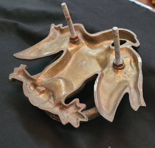 Solid Brass Bald Eagle Door Knocker 6" x 7" GS00573