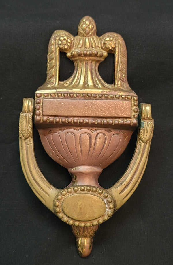 Ornate Solid Brass Door Knocker 7 1/4" T  x 3 3/4" GS00574