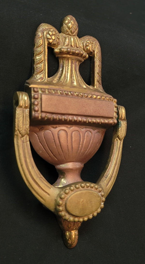 Ornate Solid Brass Door Knocker 7 1/4" T  x 3 3/4" GS00574