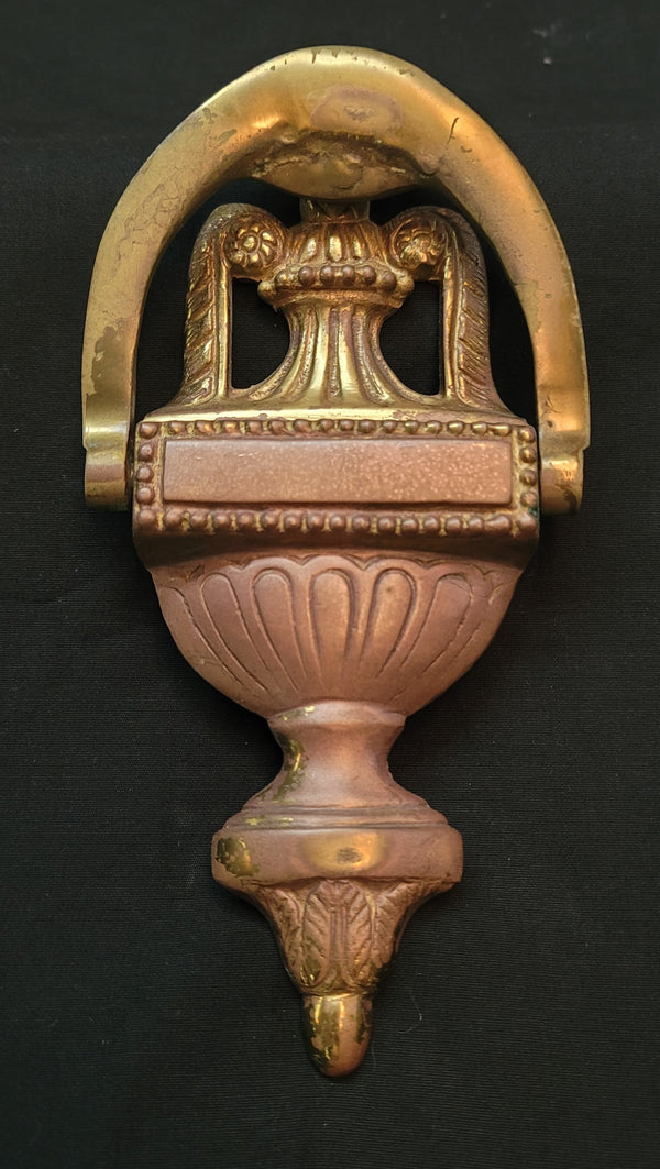 Ornate Solid Brass Door Knocker 7 1/4" T  x 3 3/4" GS00574