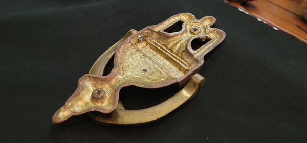 Ornate Solid Brass Door Knocker 7 1/4" T  x 3 3/4" GS00574