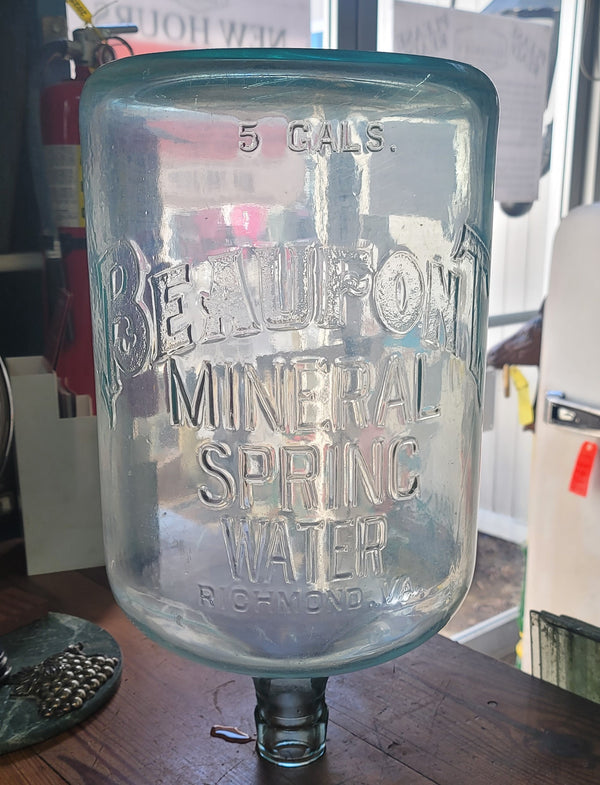 1925 Beaufort Mineral Springs Richmond Virginia 5 Gallon Water Bottle GS00714