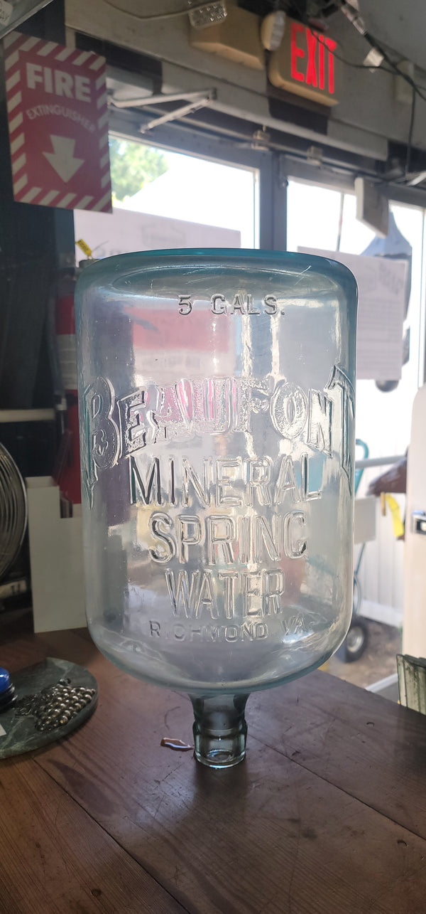 1925 Beaufort Mineral Springs Richmond Virginia 5 Gallon Water Bottle GS00714
