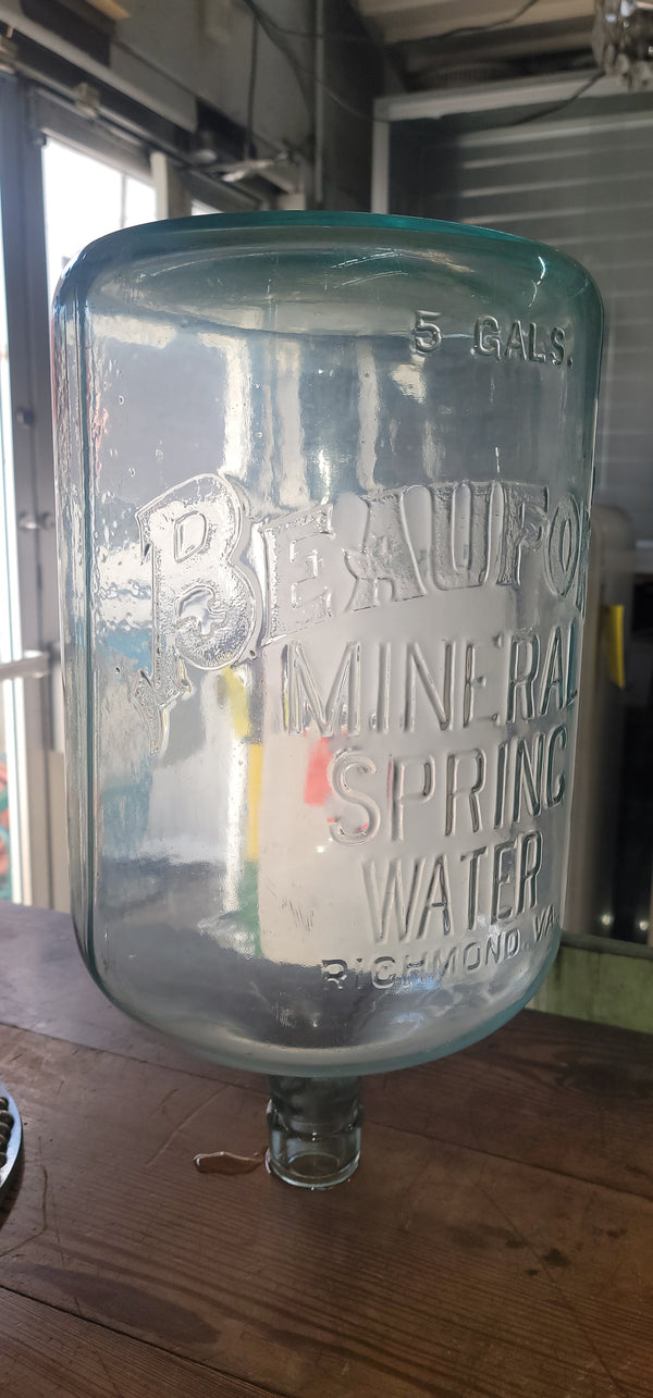 1925 Beaufort Mineral Springs Richmond Virginia 5 Gallon Water Bottle GS00714