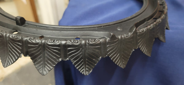 1899 Large Victorian Street Lamp Frame Electrified 29" x 18" GS00840