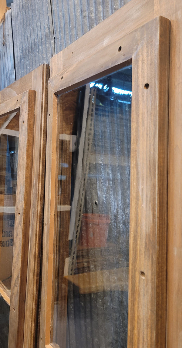 Custom Built 1800s Style Glass & Wood Retail Doors w/ Removeable Panels GS00846