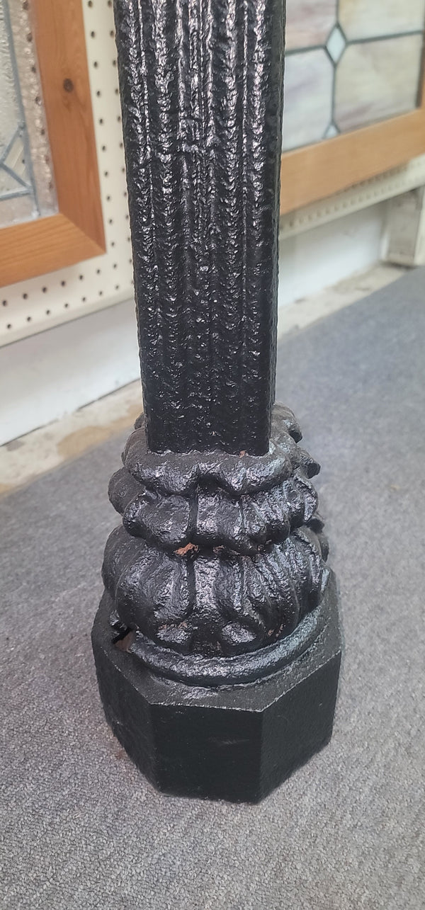 Restored Cast Iron Newel Post w/ Ball Top Finial 42 1/2" Tall GS00926