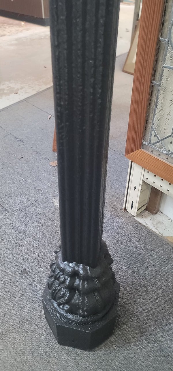 Restored Cast Iron Newel Post w/ Ball Top Finial 42 1/2" Tall GS00926