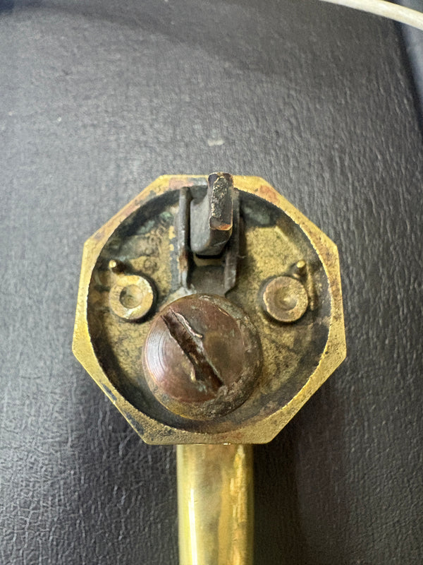 Vintage Solid Brass Door Handle w/ Thumb Latch GA21142