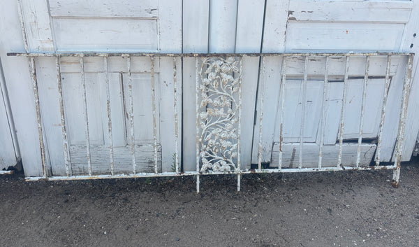 29 Feet of Wrought Iron Decorative Fence Panels GA21258