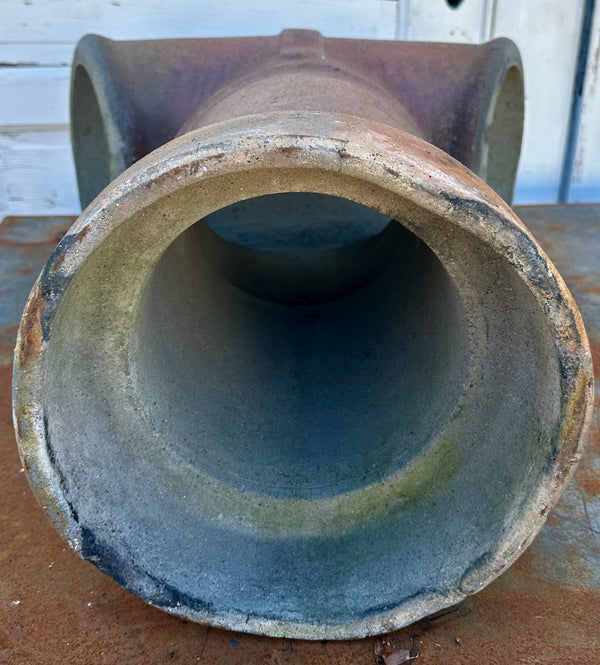 Terracotta Double Pipe Chimney Pot GA20473