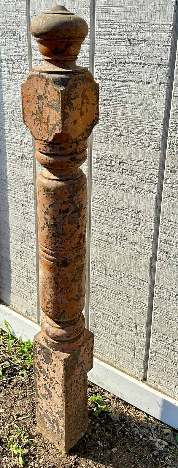 Heart Pine Newel Post w/ Acorn Top GA20418