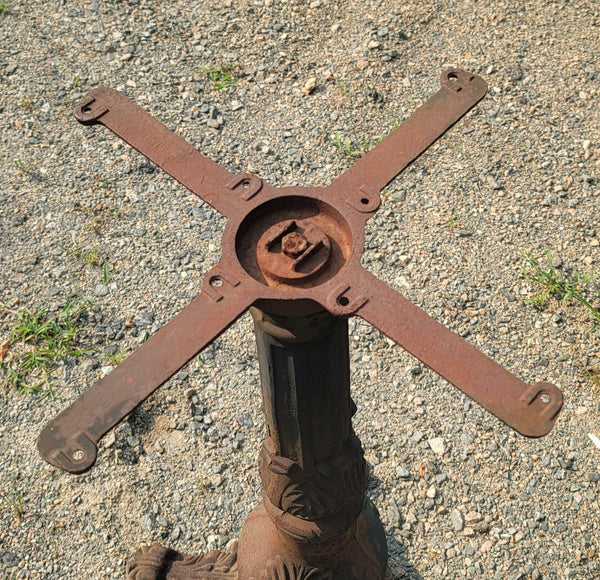 Tall Ornate Cast Iron Table Base 41" Tall GS00654