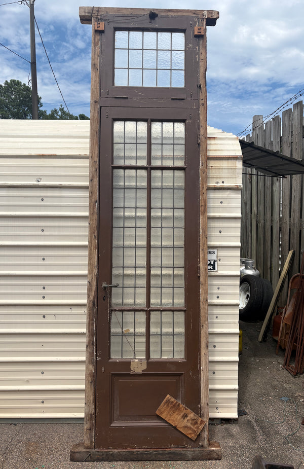 Single French Door with Transom Window GA21533