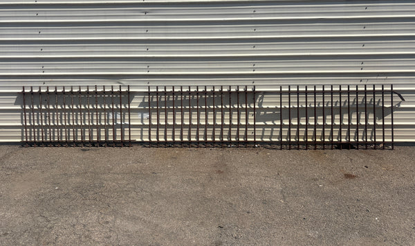 15 Feet of Wrought Iron Fence Panels GA21260