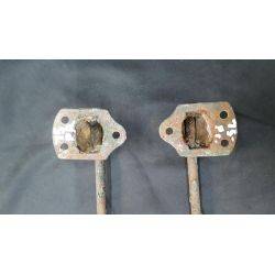 Pair of Iron Shutter Dogs 9 1/2" GA4284