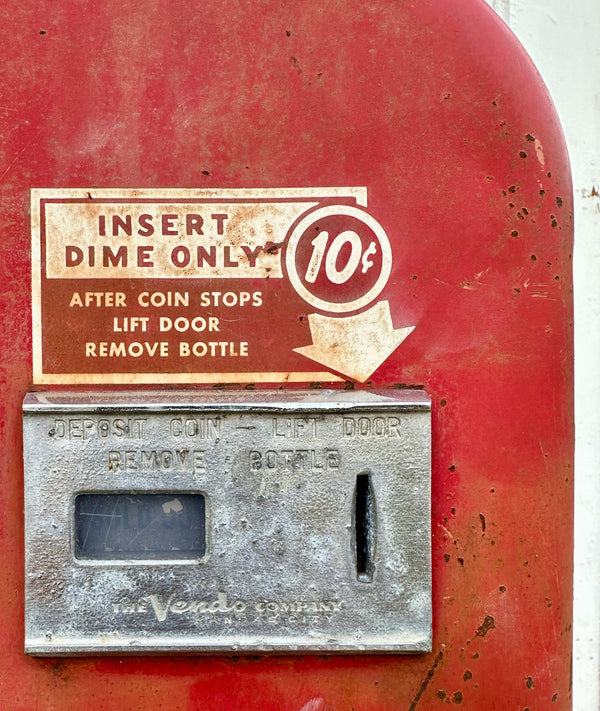 Untested AS IS 1950's Coca Cola Vending Machine - Model No. F83H5 - GA20526