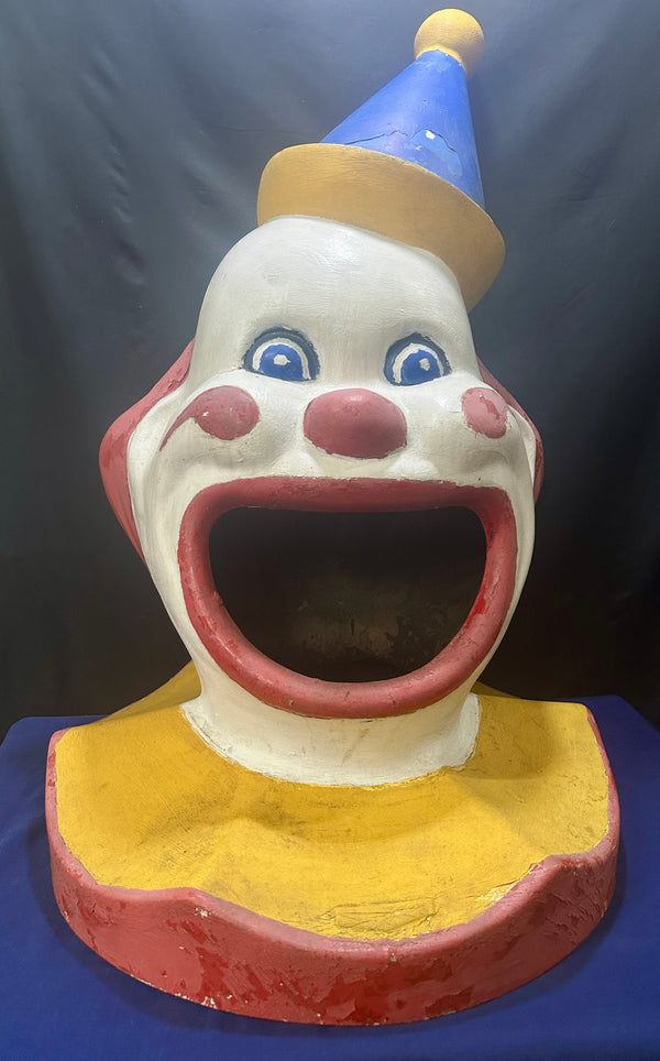 Vintage Amusement Park Clown Trash Can Lid Cover GA20536
