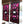 Load image into Gallery viewer, Pair of Framed Red &amp; Purple Stained Glass Windows GA21075
