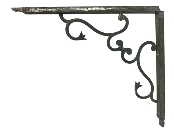 Pair of Nickel Plated Brass Railing Brackets GA20800