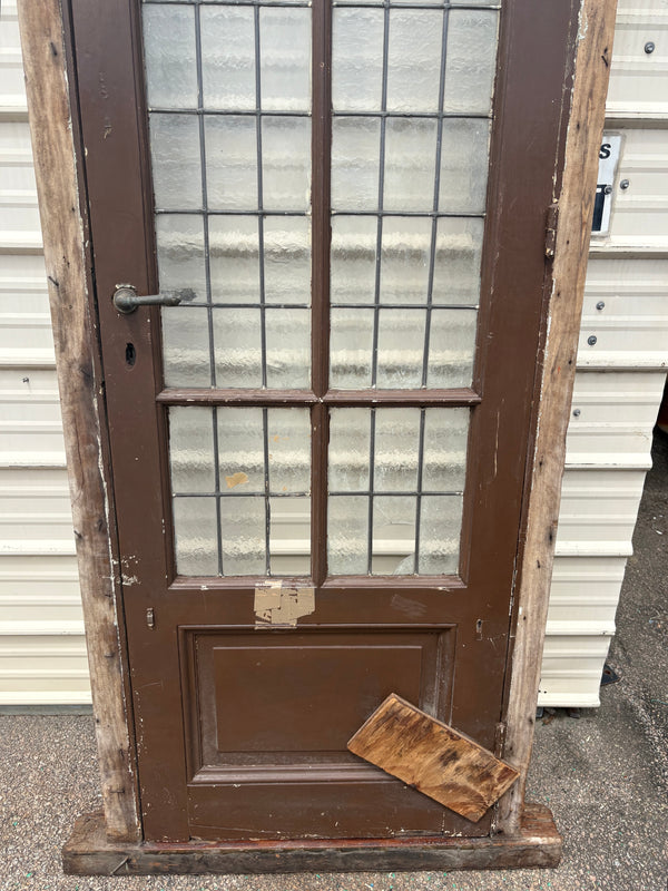 Single French Door with Transom Window GA21533