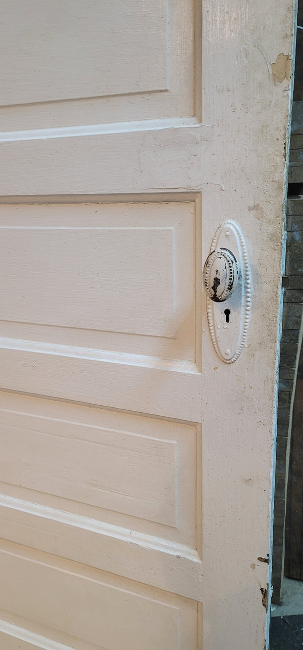Vintage 6 Raised Panel Interior Door w/ Hardware 33 1/4" x 79 5/8 GS00821