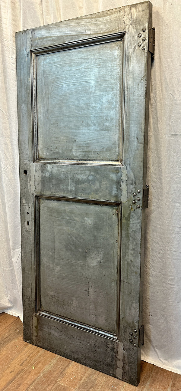 2-Panel Galvanized Steel Door w/ Original Hardware GA20566