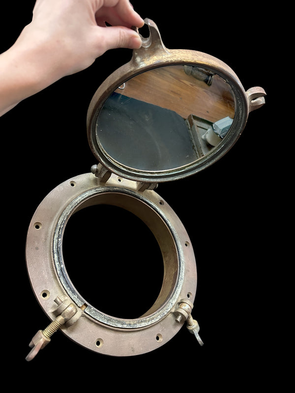 Vintage 8" Wilcox Crittenden (WC) Bronze Porthole GA20282