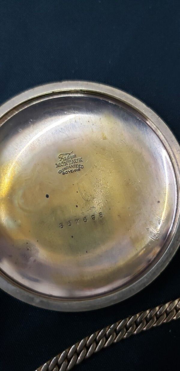 1897 Illinois Bunn Special 21 Ruby Jewel Pocket Watch with Chain