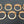 Load image into Gallery viewer, Architectural Salvage Round Red Brass Drawer Pull Handles Set of 7
